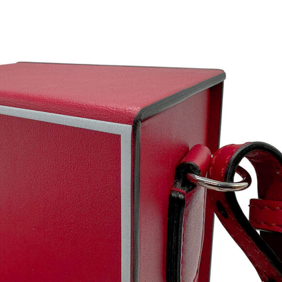 Auth Fendi Box Shoulder Bag Dark #160468F62B - Picture 6 of 12